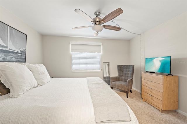 500 Glennes Ln Unit 206, Dunedin, FL 34698 - bedroom featuring light colored carpet and ceiling fan