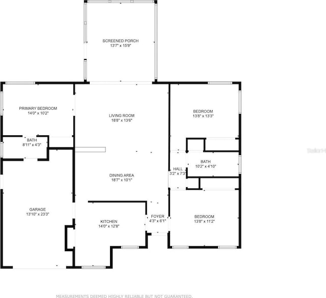 849 Karen St, Palm Harbor, FL 34684 - view of room layout