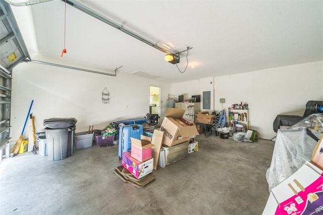 1754 Turtle Rock Dr, Lakeland, FL 33803 - garage with electric panel and a garage door opener