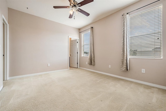 14167 Stilton St, Tampa, FL 33626 - unfurnished bedroom featuring light colored carpet and ceiling fan