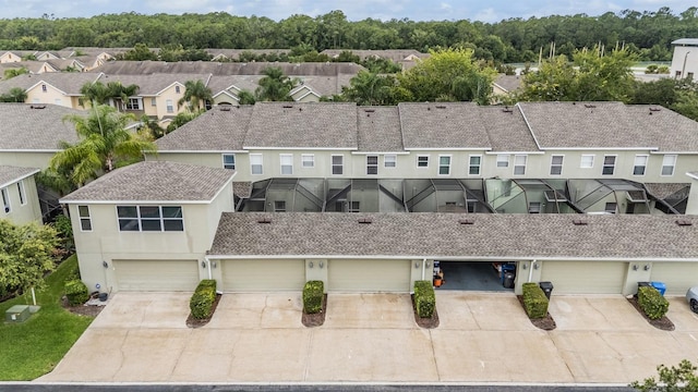 14167 Stilton St, Tampa, FL 33626 - aerial perspective of suburban area