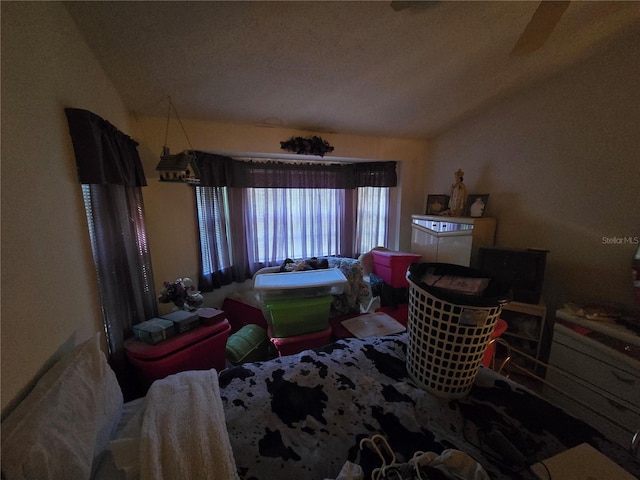 8548 Cypress Lakes Blvd, New Port Richey, FL 34653 - bedroom featuring lofted ceiling