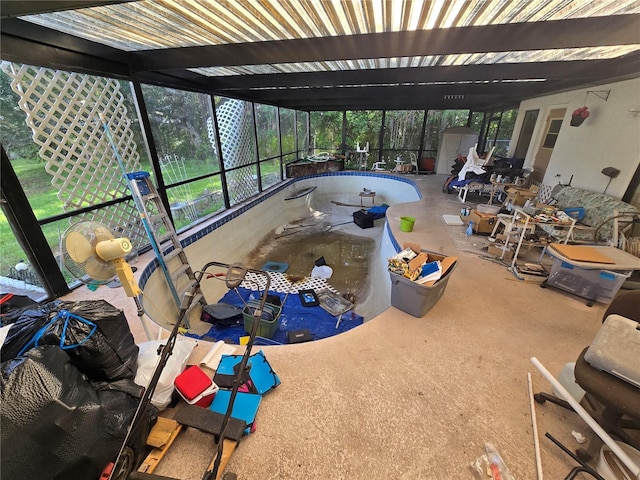 8548 Cypress Lakes Blvd, New Port Richey, FL 34653 - view of sunroom