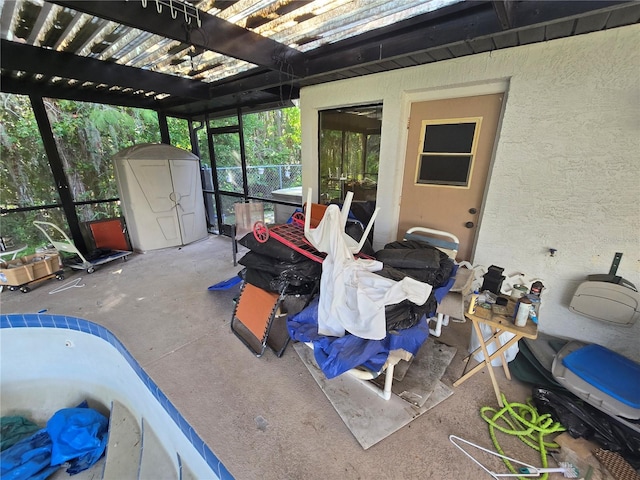 8548 Cypress Lakes Blvd, New Port Richey, FL 34653 - view of sunroom / solarium