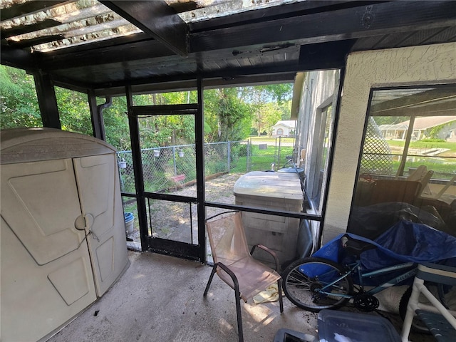 8548 Cypress Lakes Blvd, New Port Richey, FL 34653 - sunroom / solarium with healthy amount of natural light