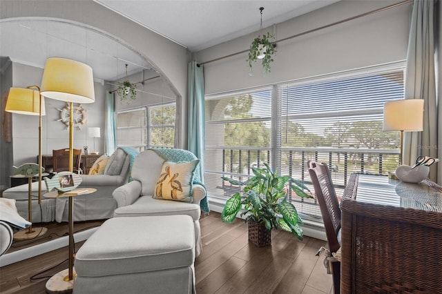 2700 Bayshore Blvd Unit 2312, Dunedin, FL 34698 - living room with wood finished floors