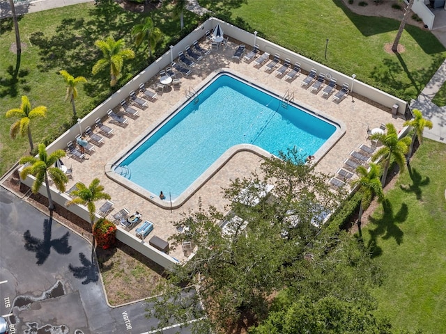 2700 Bayshore Blvd Unit 2312, Dunedin, FL 34698 - bird's eye view of a pool