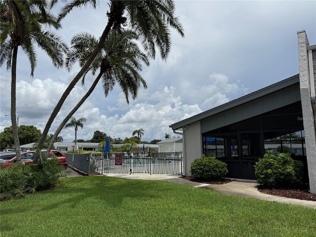 2722 Sherbrooke Ln Unit D, Palm Harbor, FL 34684 - view of yard
