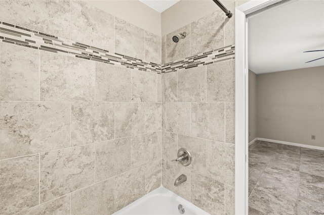 2986 Cypress Green Dr, Palm Harbor, FL 34684 - bathroom with shower / bathtub combination and baseboards