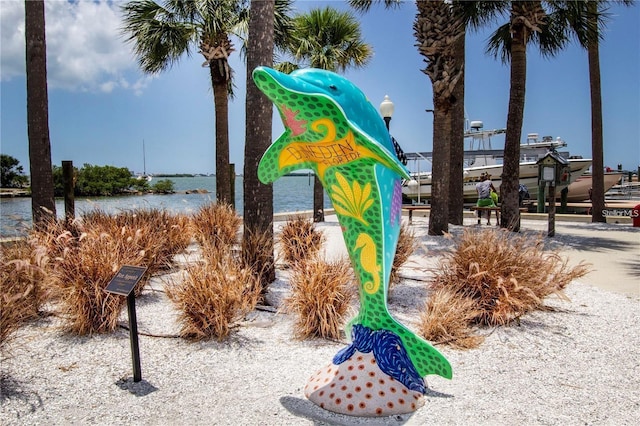 845 Maple Ct Unit 103, Dunedin, FL 34698 - community sign with a water view