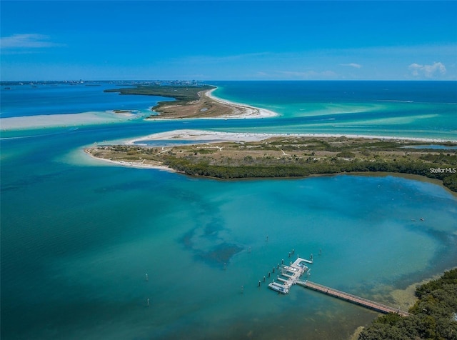 845 Maple Ct Unit 103, Dunedin, FL 34698 - aerial view of waterfront with a beach