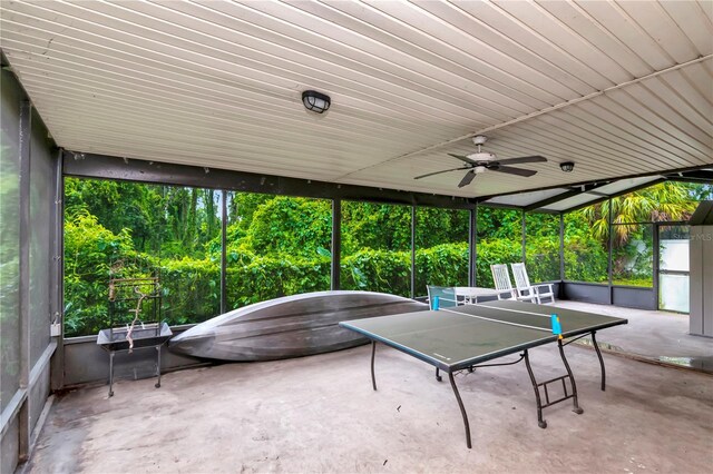3129 W Paris St, Tampa, FL 33614 - view of patio with ceiling fan and outdoor dining area