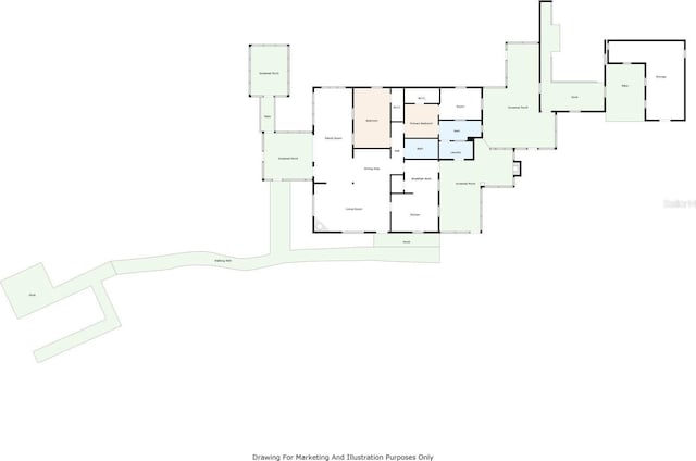 102 W N Branch Rd, Ruskin, FL 33570 - view of property floor plan