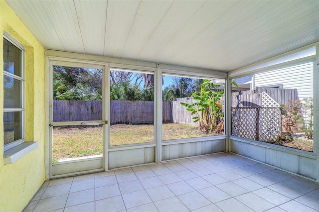 123 11th Ave, Indian Rocks Beach, FL 33785 - view of unfurnished sunroom