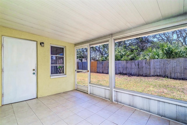 123 11th Ave, Indian Rocks Beach, FL 33785 - view of unfurnished sunroom