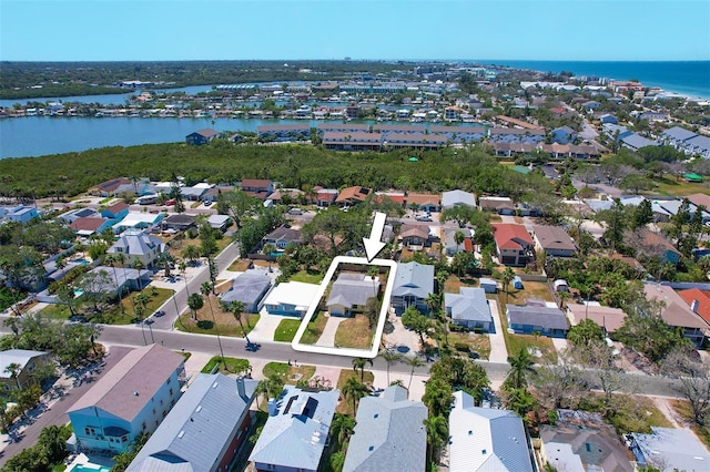 123 11th Ave, Indian Rocks Beach, FL 33785 - aerial view of property's location featuring nearby suburban area