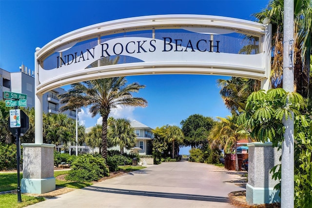 123 11th Ave, Indian Rocks Beach, FL 33785 - view of concrete road