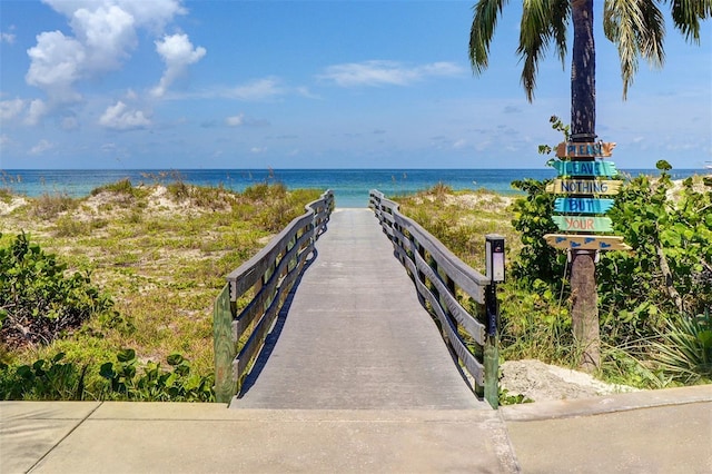 123 11th Ave, Indian Rocks Beach, FL 33785 - view of community featuring a water view