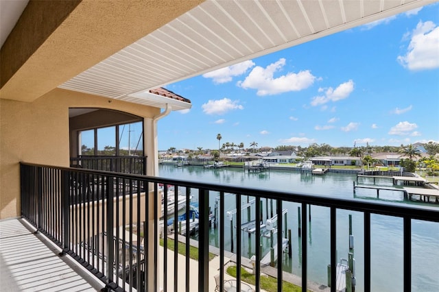 300 Capri Blvd Unit 3, Treasure Island, FL 33706 - balcony featuring a water view