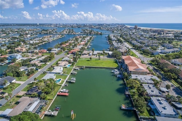 300 Capri Blvd Unit 3, Treasure Island, FL 33706 - aerial view of residential area with a large body of water