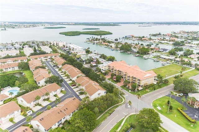300 Capri Blvd Unit 3, Treasure Island, FL 33706 - aerial view of property's location with a large body of water and nearby suburban area