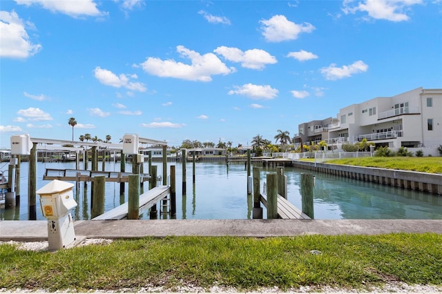 300 Capri Blvd Unit 3, Treasure Island, FL 33706 - dock area with a water view, a residential view, and boat lift