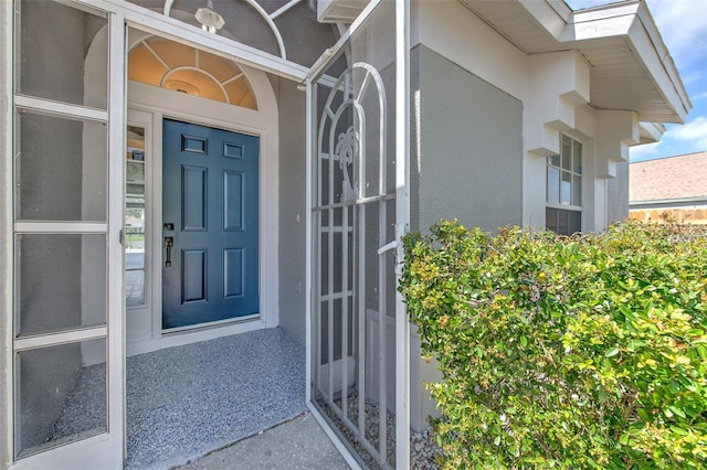 10505 Goldwater Ln, Riverview, FL 33578 - property entrance with stucco siding