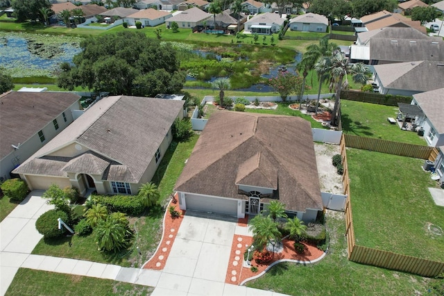 10505 Goldwater Ln, Riverview, FL 33578 - aerial view of residential area with a nearby body of water