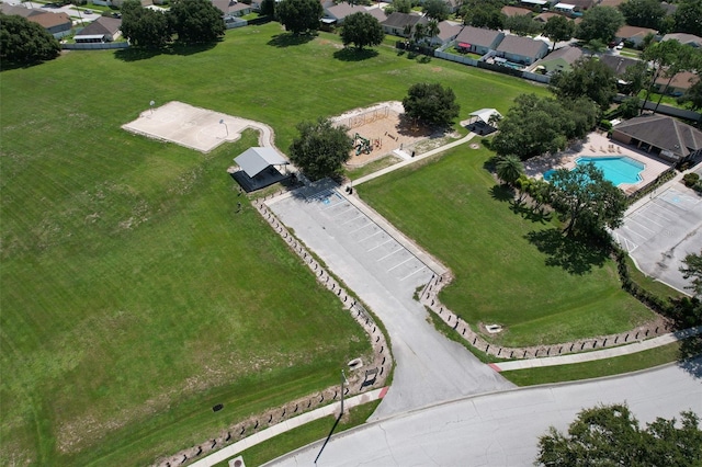 10505 Goldwater Ln, Riverview, FL 33578 - aerial view of a pool area