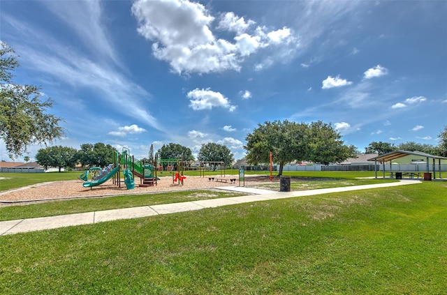 10505 Goldwater Ln, Riverview, FL 33578 - community jungle gym featuring a lawn
