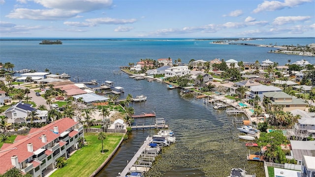 549 Walden Ct, Dunedin, FL 34698 - aerial perspective of suburban area featuring a nearby body of water