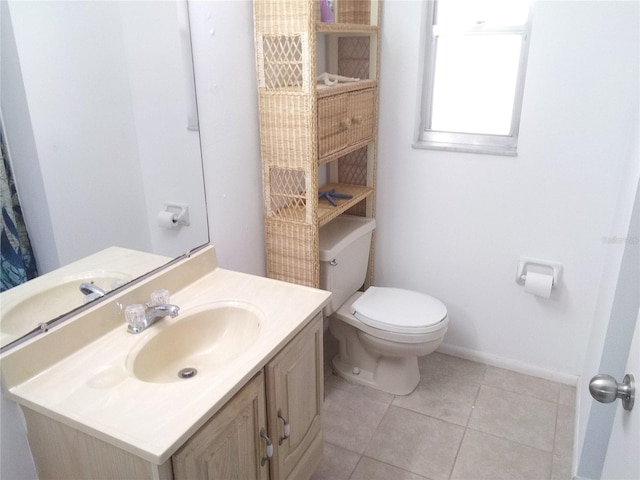 390 301st Blvd W Unit 8D, Bradenton, FL 34205 - bathroom with vanity and tile patterned floors