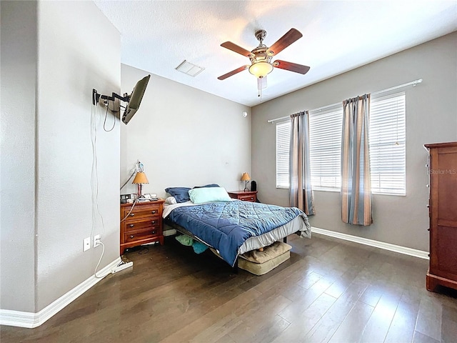 3108 Tom Matthews Rd, Lakeland, FL 33810 - bedroom with wood finished floors and ceiling fan