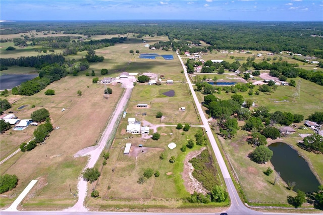 3108 Tom Matthews Rd, Lakeland, FL 33810 - aerial overview of property's location with a large body of water