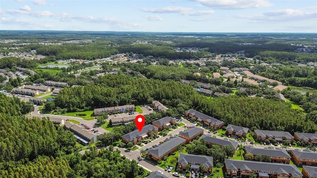 30151 Goodwick Way, Wesley Chapel, FL 33543 - aerial perspective of suburban area featuring a heavily wooded area