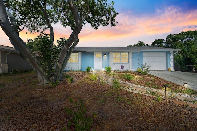 908 Toddsmill Trce, Tarpon Springs, FL 34689 - ranch-style home with an attached garage, concrete driveway, and stucco siding