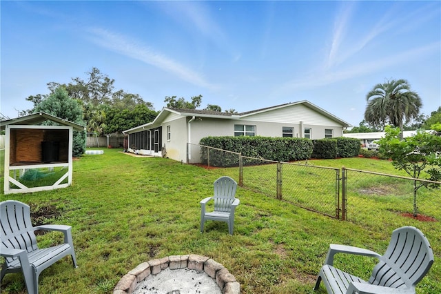 5628 Cypress St, Zephyrhills, FL 33542 - fenced backyard with a gate