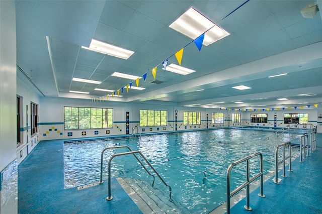 2012 Fall River Ct Unit 107, Sun City Center, FL 33573 - view of indoor community pool