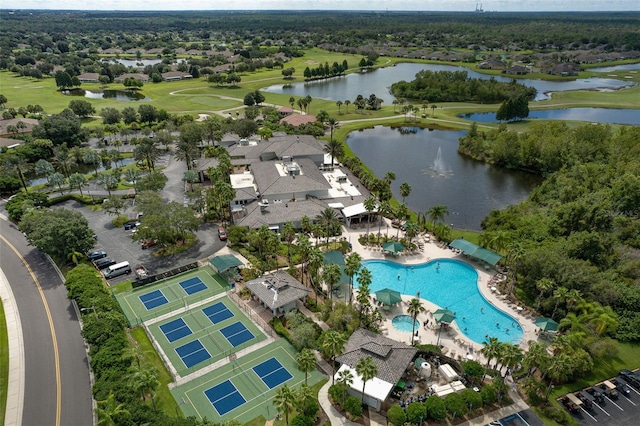 2012 Fall River Ct Unit 107, Sun City Center, FL 33573 - aerial view of a nearby body of water