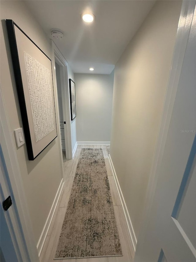 850 59th Ave, Saint Petersburg, FL 33706 - corridor with recessed lighting and light wood-type flooring