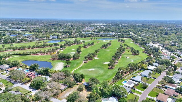 14 Evonaire Cir, Belleair, FL 33756 - aerial view of property's location featuring a nearby body of water, a local golf course, and nearby suburban area