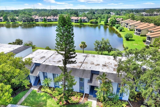 250 Cypress Ln, Oldsmar, FL 34677 - aerial perspective of suburban area featuring a large body of water and a tree filled landscape