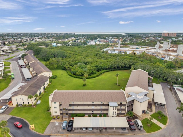 5245 Amulet Dr Unit 201, New Port Richey, FL 34652 - bird's eye view of a tree filled landscape