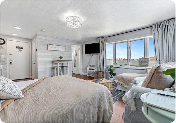 483 E Shore Dr Unit B4, Clearwater Beach, FL 33767 - bedroom featuring wood finished floors