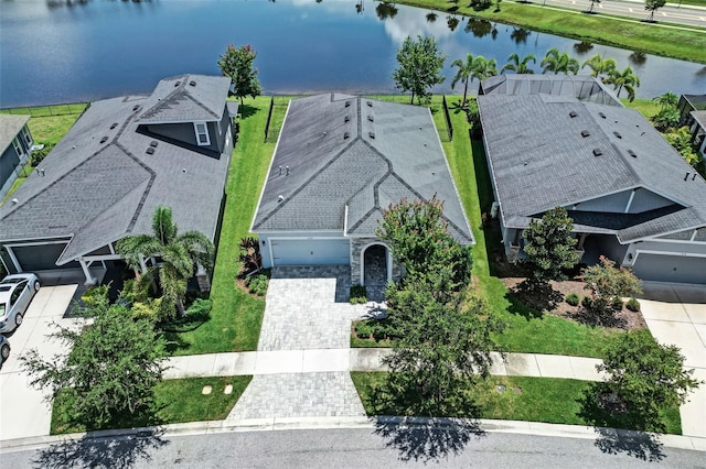 5434 Silver Sun Dr, Apollo Beach, FL 33572 - view from above of property featuring a nearby body of water