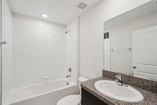 13008 Majestic Garden Ln, Riverview, FL 33579 - full bathroom with vanity and shower / bath combination