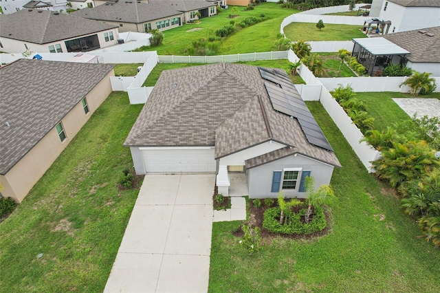 13008 Majestic Garden Ln, Riverview, FL 33579 - aerial perspective of suburban area