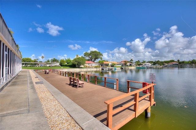 3753 46th Ave S Unit 10, Saint Petersburg, FL 33711 - dock featuring a water view