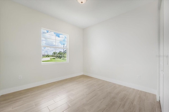 437 Mercedes Ct, Lehigh Acres, FL 33972 - spare room featuring light wood-style flooring