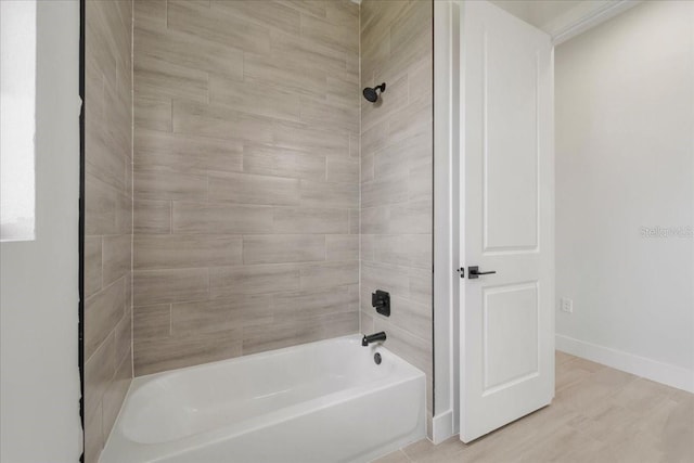 437 Mercedes Ct, Lehigh Acres, FL 33972 - full bath with shower / tub combination and baseboards
